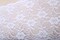 1 Yard White Ultra Wide Stretch Lace Flower Motif Elasticated Trim for Shirts Lingerie and Overlays 6.5 Inch Wide
